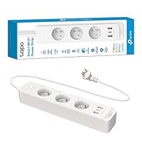 Tapo Multipresa collegata WiFi, 3 prese indipendenti e 3 porte USB ricarica rapida (1 tipo C+2 tipo...