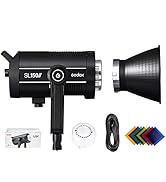 Godox SL150WII 150w LED Video Light, 5600K Daylight-Balanced Bowens Mount Continuous LED Light, 0...