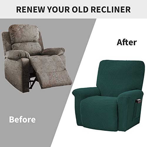 Topchances Stretch Recliner Cover, Recliner Chair Slipcovers, Couch Cover, Non-Slip Sofa Slipcover - Image 4