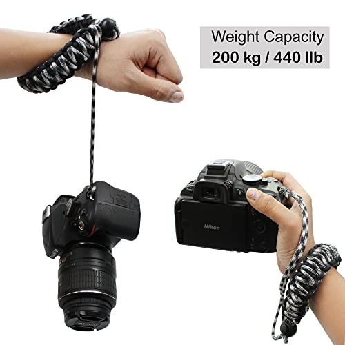 Image of Paracord Wrist | Camera Strap for Robust Hand Grip To Hold All DSLR Camera | Heavy gear | Binocular DCobra