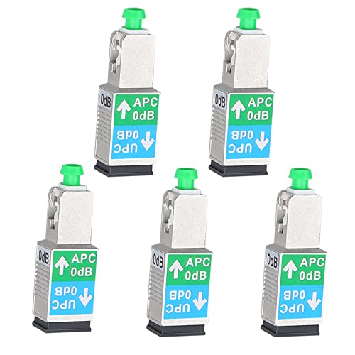 Fyboptwu - 5Pcs Fiber Optical Adapter Sc Fiber Attenuator - Sc/Apc Male To Sc/Upc Female Adapter Sm Singlemode Hybrid Optical Fiber Convertor/Adapter/Coupler #TOP12