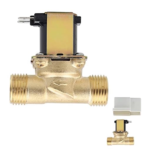 SWAWIS 1/2 Zoll Magnetventil AC 230V Normalerweise Geschlossenes Elektrisches Ventil Aus Messing für Wassersteuerung