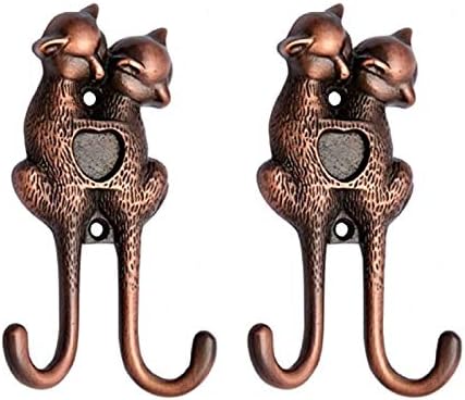 Adonai Hardware Love Brass Hat and Coat Hook (Supplied as 2 Pieces per Pack)