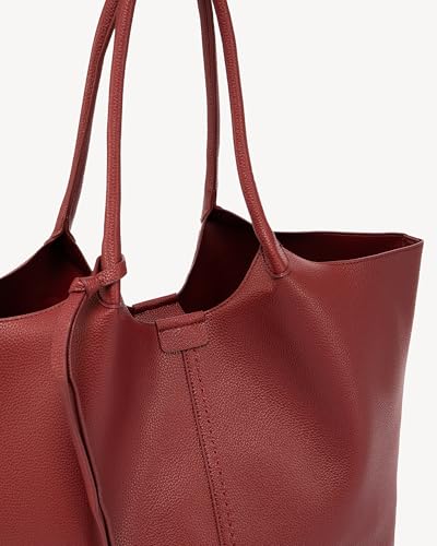 Image of NEWBELLA Tote Bag for Women, Vegan Leather Crossbody Shoulder Bag, Top Handle Satchel Purse for Work, Travel, Daily Use