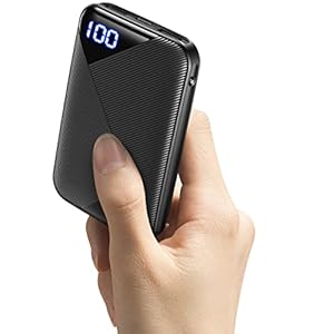 Portable Charger, EAFU Small Power Bank 10000mAh Fast Charging 3A, Powerbank USB C (In & Output) Phone Battery Pack for…