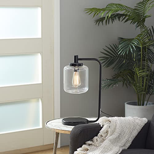 Deco 79 67722 Metal Glass Table Lamp 20"H