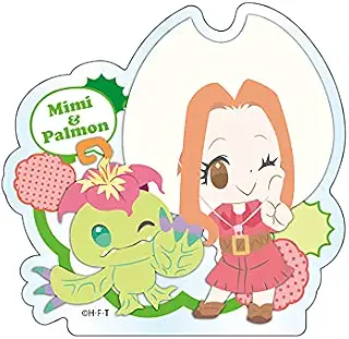 ベルファイン デジモンアドベンチャー アクリルバッジ ミミ&パルモン