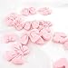 Pink Bow Resin Slime Charms Bulk, 100 Pieces, Flatback Design for DIY Crafts, Scrapbooking Embellishments, Nail Art, Phone Case Decorations, 0.9x0.7 Inch (Pink)