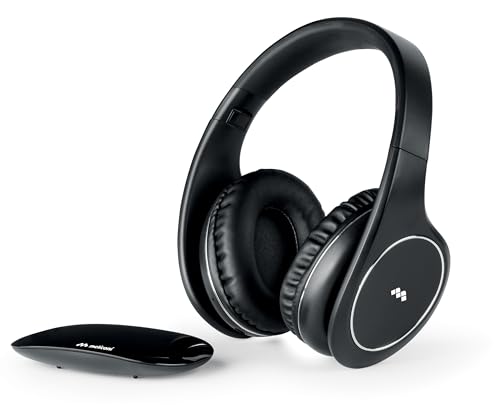 Meliconi HP Easy Digital Casque TV sans Fil Noir avec Base Emettrice