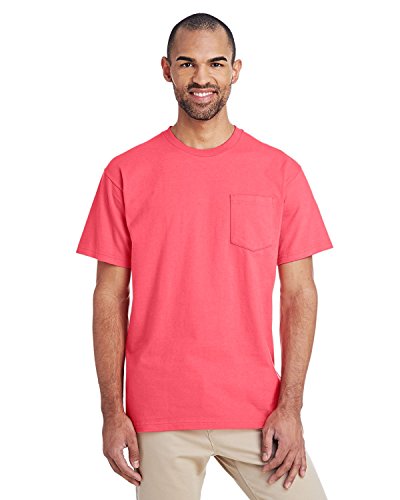 Gildan Hammer™ Adult 6 oz. T-Shirt with Pocket 3XL CORAL SILK Gildan Hammer™ Adult 6 oz. T-Shirt with Pocket 3XL CORAL SILK