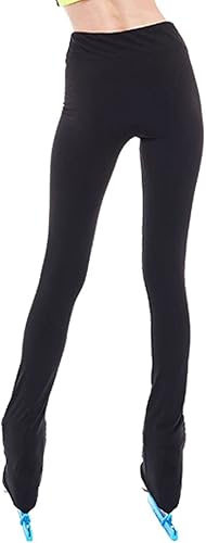 Miniatura 2 de Pantalones de patinaje sobre hielo para niñas, leggings de práctica de forro polar para adolescentes, pantalones de patinaje