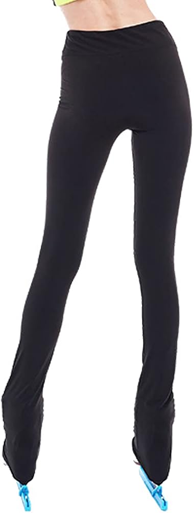 Ice Figure Skating Pants Girls Fleece Practice Leggings Teens Skating Trousers : Clothing, Shoes & Jewelry