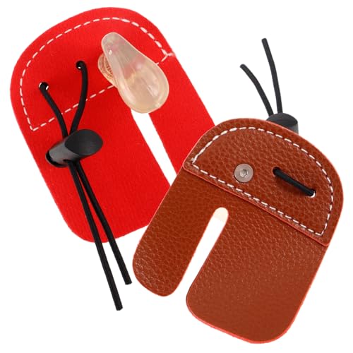 POPETPOP Double Layer Finger Guard Gear Arm Guards String Protector for Shot Trainer