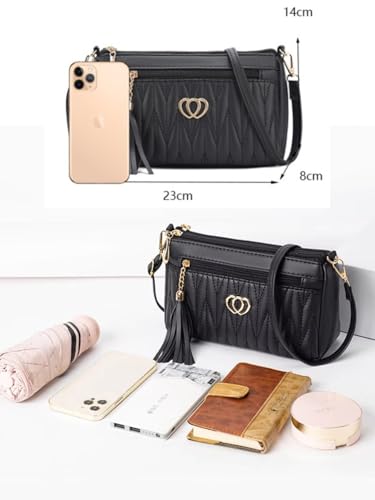 Image of ITALISH Sling Bags for Women with Bag for Women Stylish a Chic Tassel Charm