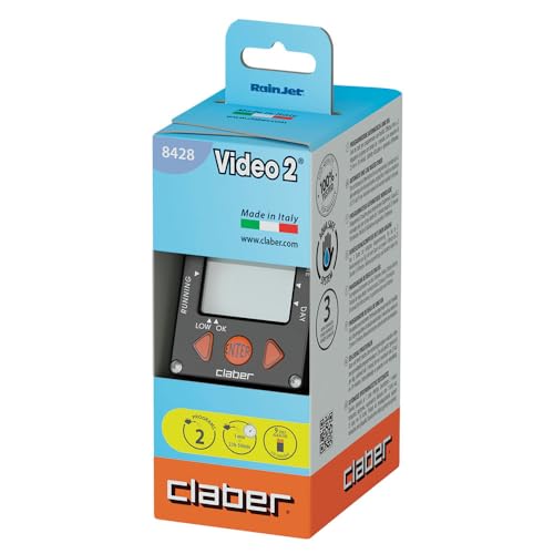 Programmateur arrosage Aquauno Video-2 Claber et piles 9V VARTA