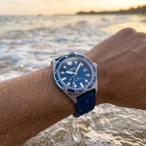 Image of TOPHILL Men Watches Automatic Mechanical Watches - Dive, GMT, Chronograph & Dress Styles | 316L Stainless Steel, Sapphire Crystal, Ceramic Bezel | 5ATM-300M Waterproof with Super Luminous | Classic Business & Sport Casual