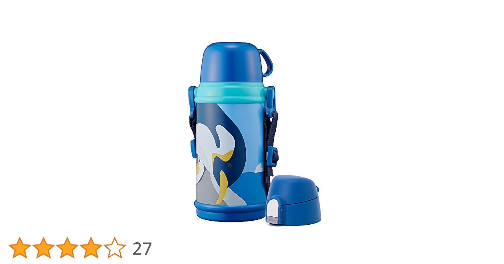 Amazon｜ドウシシャ 2WAYキッズボトル 600ml ペンギン