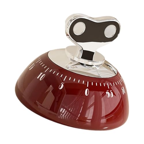 ベーキング愛好家向けのクリアスケールディスプレイ付き機械式キッチンタイマーをマウント 60 分カウントダウン目覚まし時計 ABS タイマーベーキングフィットネス用