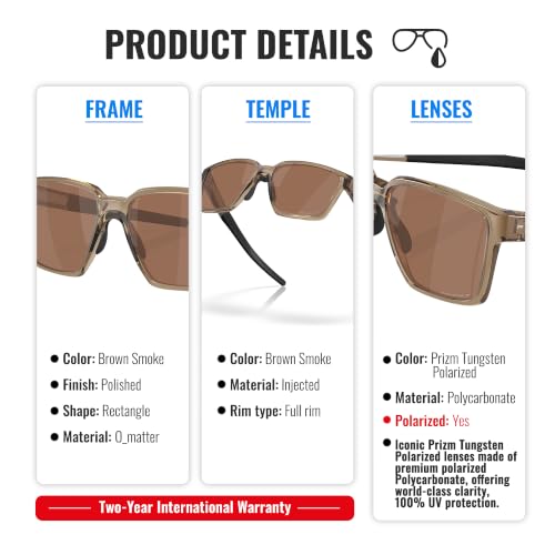 Image of Oakley ACTUATOR SQ OO9430 Rectangle Sunglasses With Official Eyewear Kit | Men's & Women's Sunglasses
