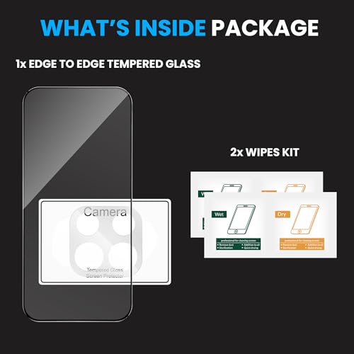Image of FIRST MART Tempered Glass for Oneplus Nord 6 with Clear Camera Lens Protector & Installation Kit | HD Clear, Edge-to-Edge, Scratch Resistant, Case-Friendly | Pack of 1