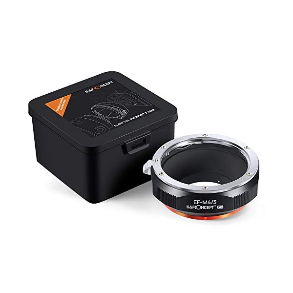 K&F Concept M12125 EOS-M4/3 Hochpräziser Adapterring Objektivadapter für EOS EF Objektiv auf M4/3 MFT Olympus Pen E-P1…