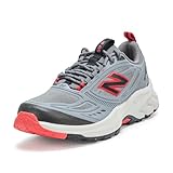 New Balance Men's 410 V9 Trail Running Shoe, Castlerock/Black, 12 W