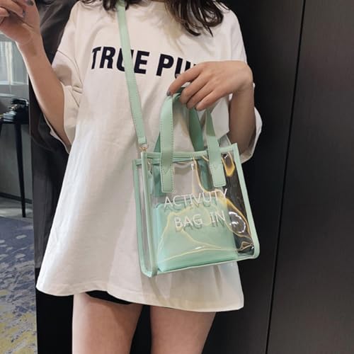 Clear Crossbody Purse with Adjustable Strap, Transparent Messenger Bag for Concerts, Festivals, and Sports Events2
