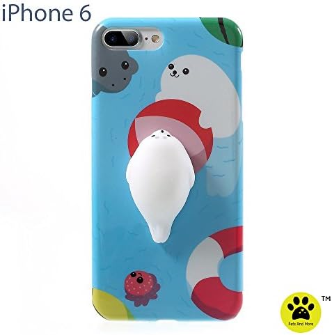 Squishy Cat iPhone 6s / 6 Case, 3D Cute Soft Silicone Poke Squishy Cat Phone Back Cover for iPhone 6S / iPhone 6 (SEAL)