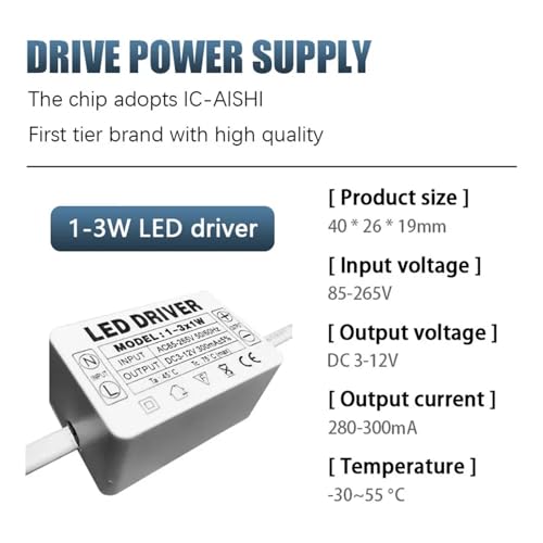 Driver LED 12-18W 300mA | Transformateur d'isolation pour spot