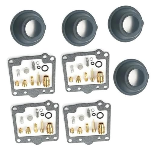 Kit reparación carburador Suzuki GS550 E L M T con juntas y flotadores para motos de 4 cilindros 4