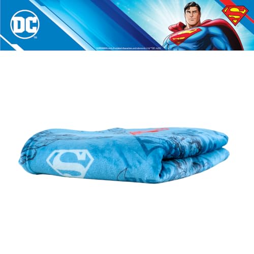 Image of Superman DC Comics Bedding Super Soft Cozy Plush Throw, 46 in x 60 in, (Officially Licensed Product) by Franco