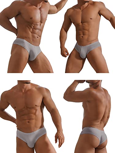 WINDAY Men's Briefs Micro Modal Bikini Briefs and Low Rise Underwear AD3252