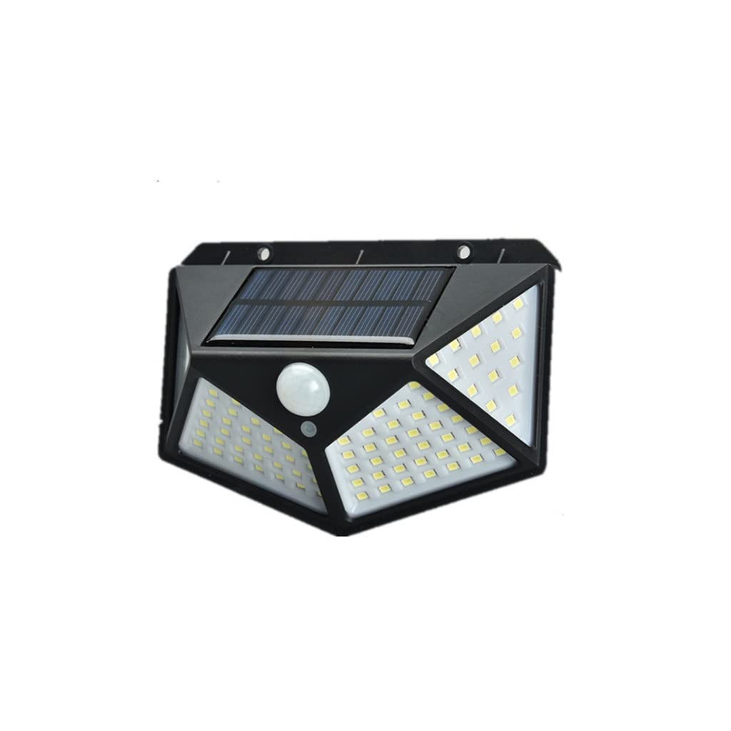 VUIKLCty Solar Light Outdoor Garden Light Home Human Body Induction Outdoor Street Light Four-sided Solar Wall Light(13cm)