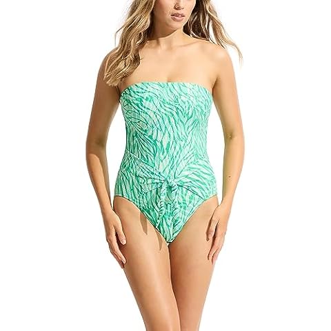 Seafolly Women's Dd Cup Bandeau Swimsuit Cover