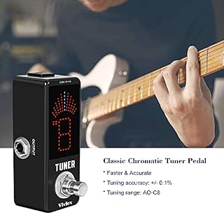 Vivlex LT-910 Pédale D’Accordeur Chromatique Haute Précision Mini Tuner Pedal Pédale D’Effets Pour Guitare Et Basse Hd… - Les Beatles, Paul McCartney, John Lennon, RIngo Starr, George Harrison Vivlex LT-910 Pédale D'Accordeur Chromatique Haute Précision Mini Tuner Pedal Pédale D'Effets Pour Guitare Et Basse Hd… – Image 2