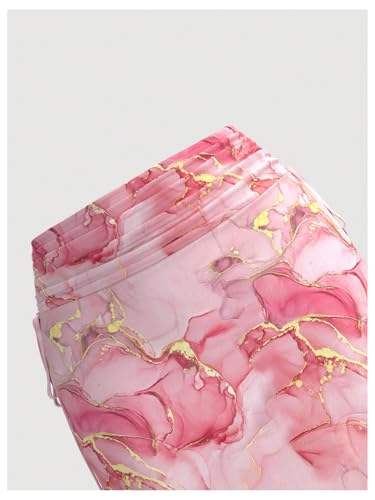 Milumia Women's Tie Dye Floral Asymmetrical Skirt Vintage Ruffle Flowy Midi Skirts3