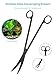 4-in-1 Aquarium Maintenance Tool Kit, Includes Curved Scissors, Tweezers, Sand Spatula, and Fish Net for Small Aquatic Tanks
