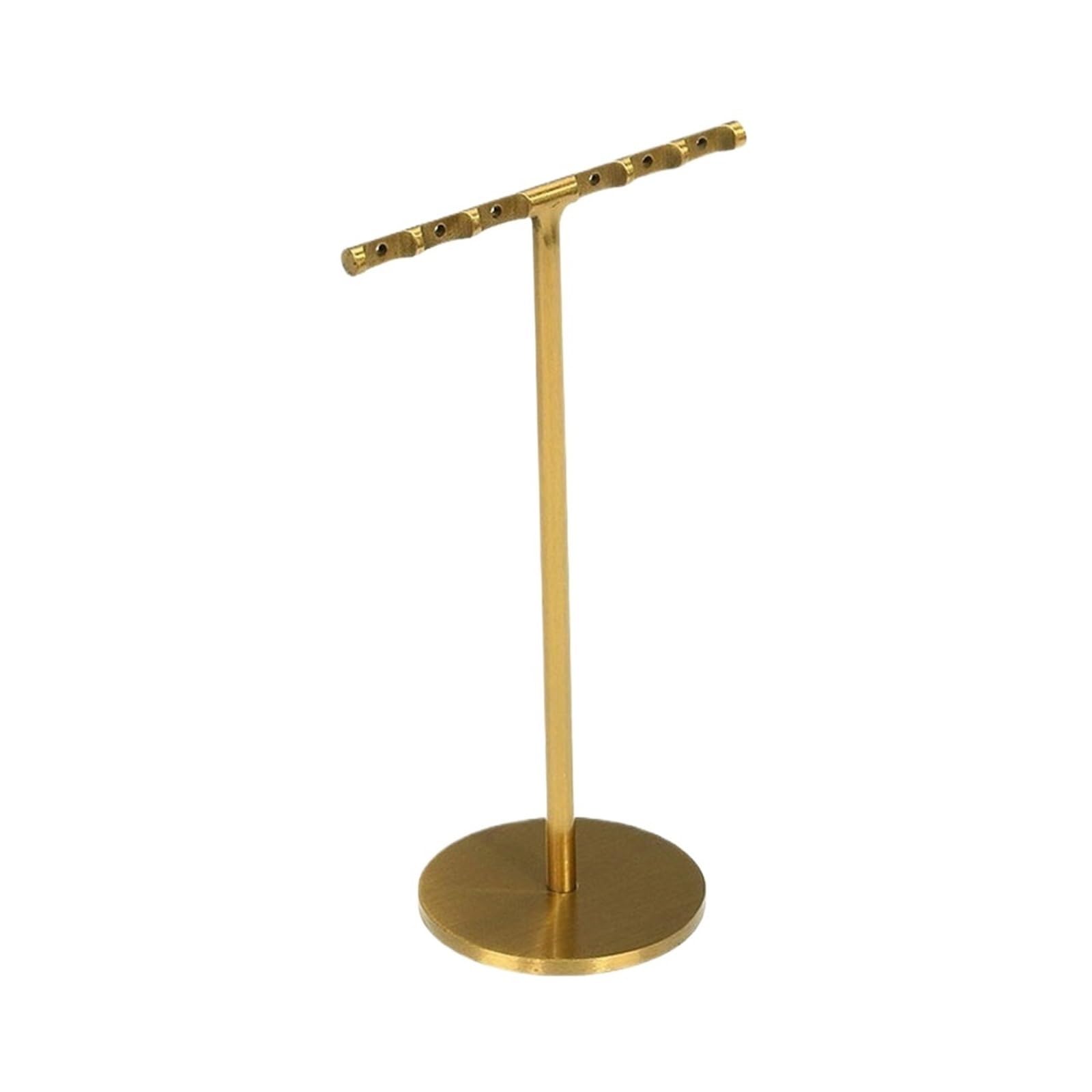 Pq7hKv2wD Jewellery Organiser Multi-hole T-Bar Metal Earring Display Stand