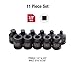 SUNEX TOOLS 3841, 3/8 Inch Drive Pipe Plug Socket Set, 11-Piece, SAE, 7/16