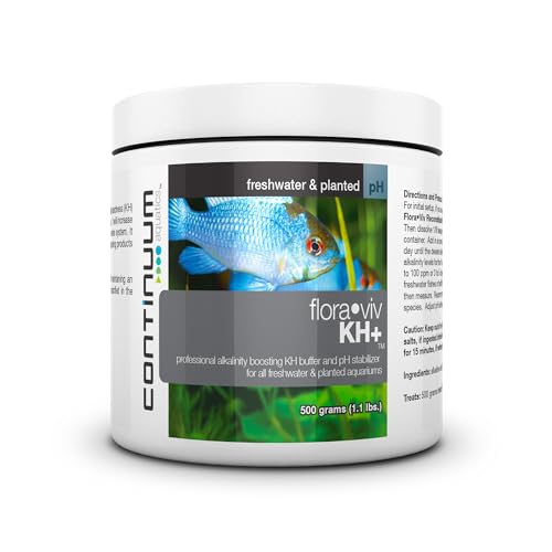 Image of Continuum Aquatics Flora-Viv KH+ - Professional Alkalinity Boosting KH & pH stabilizer for All Freshwater & Planted Aquariums, 500g