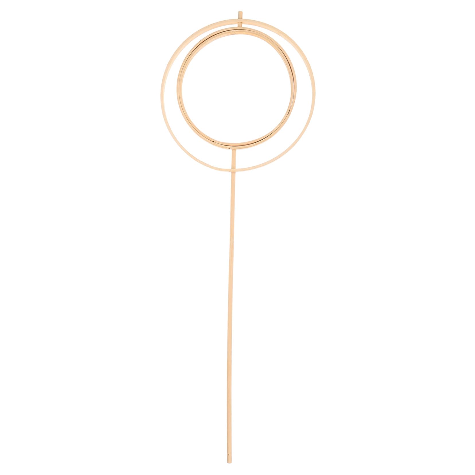 ERINGOGO DIY Round Fan Frame Chinese Vintage Style Hand Fan for Craft Class Dec