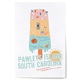 Lantern Press 12x18 Inch Art Print Wall Decor, Pawleys Island, South Carolina, Summer Ice Cream Scene