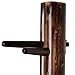Geniqua Dark Wood Wing Chun Wood Target Base Training Dummy IP Man Martial Arts Traditional