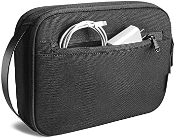 tomtoc Electronic Organiser Bag, Travel Tech Electronics Accessories Organizer Bag for Cables, iPad Mini, Accessories Storage Pouch for external Hard Drive, Cable Kit Management for Gadget
