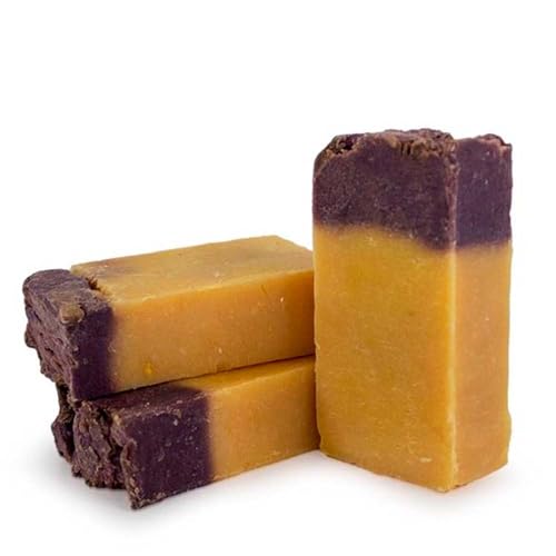 Jabón natural de Azufre (90g) - Para piel y cabello muy grasos - Regula el sebo y controla la aparición de acné