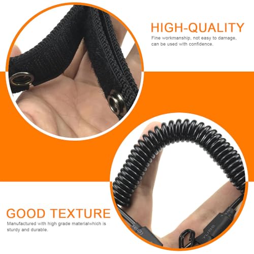 YAISUHCHNYE Spring Lanyard Tactical Coiled Lanyard Coil Springs Keychain Anti-Lost Retractable Sling Keychain for Outdoor Fishing Camping - Image 3