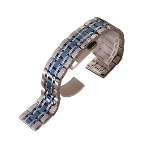 voh Vo[ u[ [YS[h t@bV EHb`Xgbv uXbg ANZT[ 20mm 22mm ZCR[ ~h[ Yƌ݊(Silver and blue,22mm)