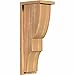 Ekena Millwork COR08X10X26RID01SWR 7 1/2"W x 10"D x 26"H Ridgewood Smooth Corbel w/Backplate, Western Red Cedar