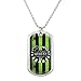GRAPHICS & MORE Beetlejuice Beetle Worm Military Dog Tag Pendant Necklace with Chain