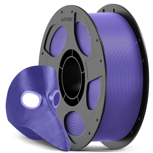ANYCUBIC Refill High Speed PLA und Spool Kit, Bis zu 600 mm/s Hohe Geschwindigkeit 3D Drucker Filament, Intelligente Identifikation 1KG Lila 1KG Lila 1KG